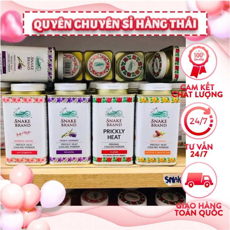 Phấn lạnh Snake Brand nội địa thái lan