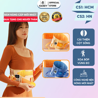 Đai massage lưng bụng deladep máy massage rung kết hợp với xung điện làm nóng vùng eo và lưng, trị liệu vật lý dml01