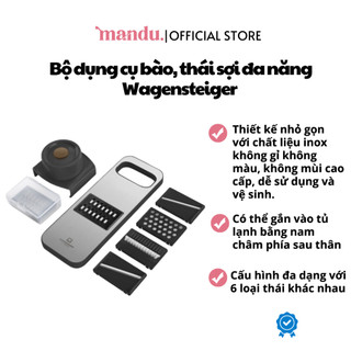 Bộ dụng cụ bào, thái sợi đa năng nội địa Hàn Wagensteiger, chất liệu thép không gỉ cao cấp, tiện lợi