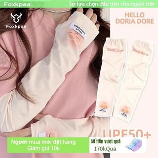 Foxkpas Thích hợp cho mùa hè tay áo băng lụa chống nắng,Dễ thương mô hình chống nắng tay,UV bảo vệ tay