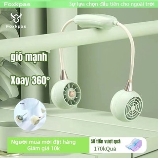 Foxkpas Mini Fan Mùa hè Quạt ngoài trời USB sạc thuận tiện mang theo thể thao du lịch