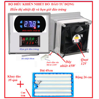 Máy ấp trứng tự làm tại nhà - Phiên bản tự lắp hộp xốp đảo tay và tự động