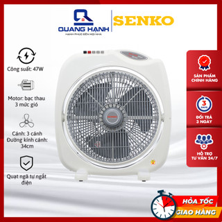 Quạt hộp 3 cánh senko bd 1410 công suất 47w, sải cánh 34cm
