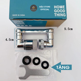 Đầu Nối Vòi Nước INOX Thông Minh Xoay 1080° Khớp nối vòi nước Cho Bồn Rửa Với 2 Chế Độ Phun Nước Tiết kiệm