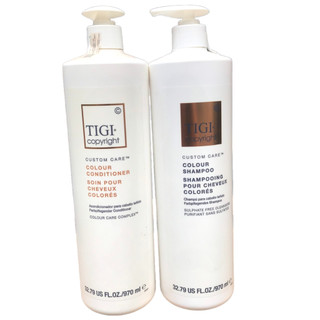 Dầu gội xả dưỡng màu tóc nhuộm TIGI COPYRIGHT CUSTOM CARE COLOUR 970mlx2