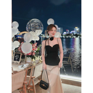 SET ÁO DÂY PEPLUM + CV MIDI (nn)
