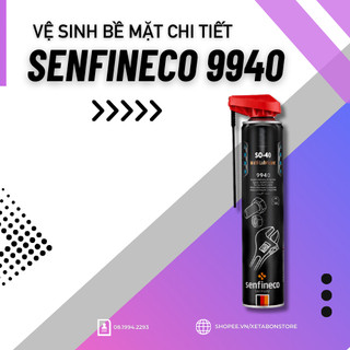 Dầu xịt bôi trơn làm sạch bảo vệ bề mặt chi tiết Senfineco 9940 SO40 MultiLubricant Smart dung tích 400ML