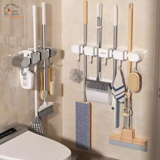Kẹp Treo Chổi, Cây Lau Nhà Dán Tường Kèm Móc Treo Siêu Chắc, Giá Móc Treo Đồ Đa Năng Dán Tường Chịu Lực Cao Cấp