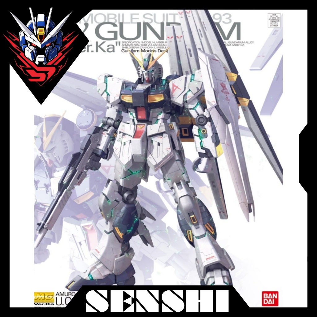 Mô hình lắp ráp Bandai MG 1/100 RX-93 Nu Gundam Ver.Ka