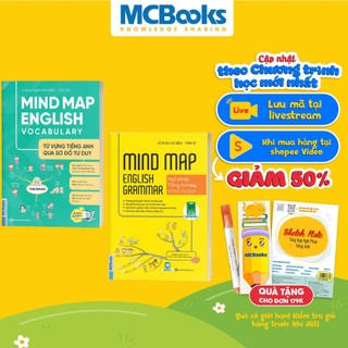 Sách - Combo Mindmap English Grammar Và Mindmap English Vocabulary - Học Tiếng Anh Qua Sơ Đồ Tư Duy
