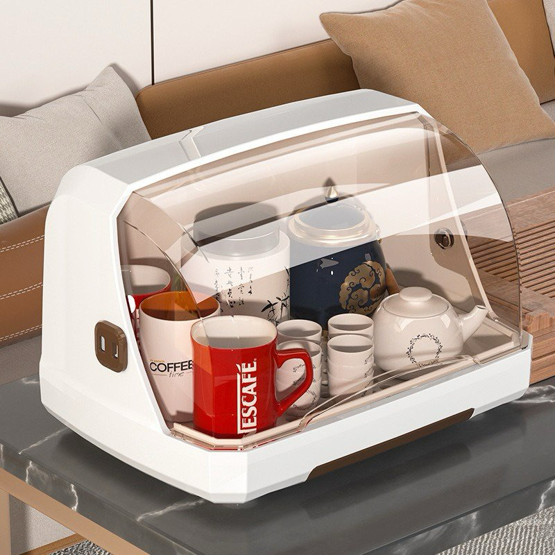 Khay úp cốc, Giá đựng bình sữa cao cấp có nắp đậy vệ sinh cho bé, ​ Khay đựng cốc,  chai, chén đĩa c