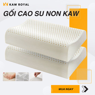 Gối Cao Su Non KAW Công Nghệ Thái Lan, Dòng Cao Cấp, Giúp Ngủ Ngon, Ngủ Sâu, Giảm Ngáy, Sống Khỏe