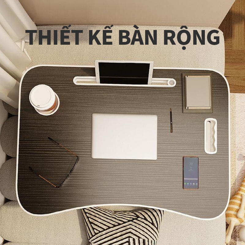AIODIY Bàn học làm việc gấp gọn Bàn gấp máy tính xách tay Với Cup Holder Với khe cắm thẻ | BigBuy360 - bigbuy360.vn