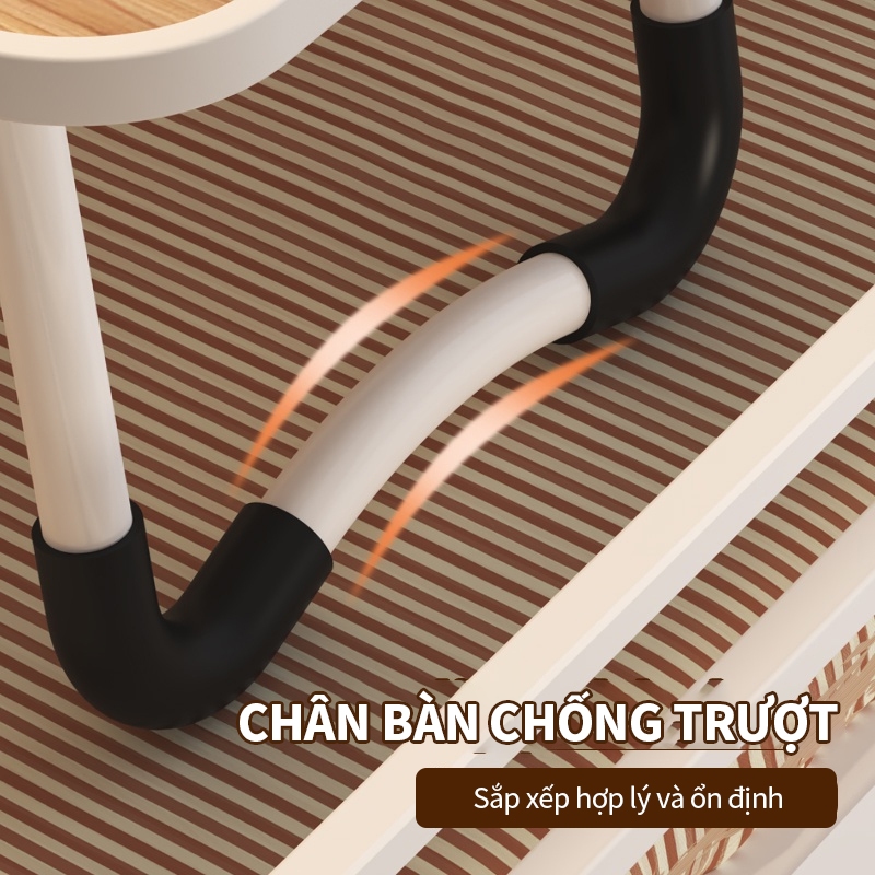 AIODIY Bàn học làm việc gấp gọn Bàn gấp máy tính xách tay Với Cup Holder Với khe cắm thẻ | BigBuy360 - bigbuy360.vn