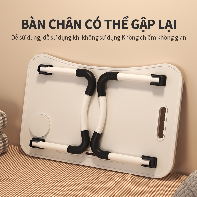 AIODIY Bàn học làm việc gấp gọn Bàn gấp máy tính xách tay Với Cup Holder Với khe cắm thẻ | BigBuy360 - bigbuy360.vn