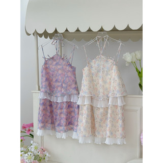 Đầm hoa cổ yếm 2 tầng Lolita_New Day