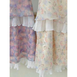 Đầm hoa cổ yếm 2 tầng Lolita_New Day