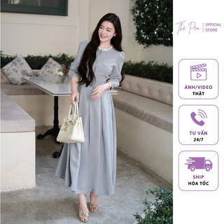Đầm Công Sở Dáng Dài Kéo Khoá Trước - SOHI DRESS by The Pea chất lượng cao cấp