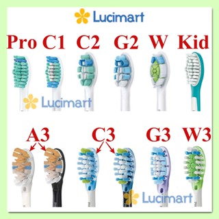 Đầu bàn chải điện Phi.lips Sonicare C1 C2 G2 W C3 G3 W3 [Hàng Mỹ]