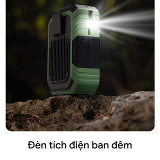 Quạt Mini Đeo Thắt Lưng Tirek F49 - Chạy Liên Tục 4-8h. Tích Hợp Sạc Dự Phòng 4000mAh. Quạt Làm Mát Lưng. BH 6 Tháng