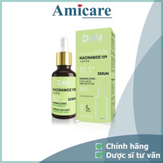  Delia Serum Sáng Da, Ngừa Mụn Và Giảm Viêm Niacinamide 10% + ZINC 30ml