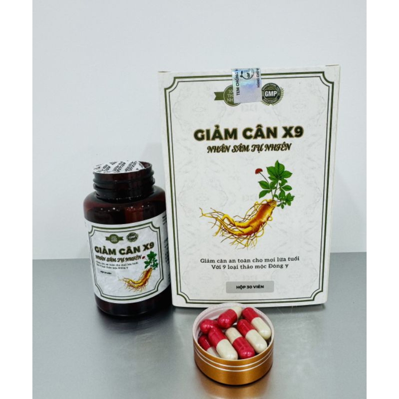 Viên uống Giảm cân nhân sâm X9