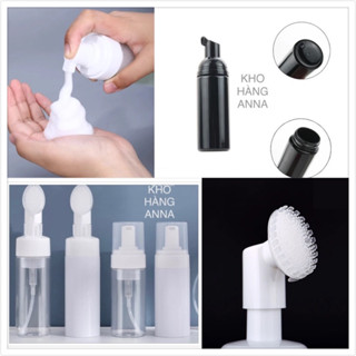 Chai TẠO BỌT - Chai đựng sữa rửa mặt - LỌ CHIẾT NƯỚC RỬA MỸ PHẨM CÓ VÒI TẠO XÀ BÔNG 100ml 150ml