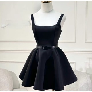 Váy 2 dây cv bồng kèm belt Kianvu