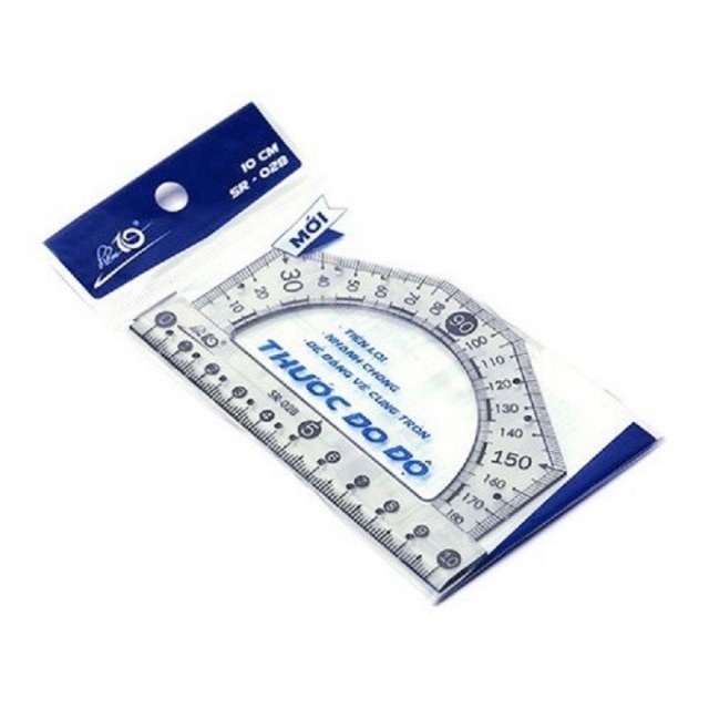 Thước đo độ Thiên Long SR-028 / Thước đo độ góc kẻ góc SR028