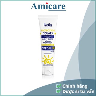  Delia Kem Chống Nắng Dưỡng Da Proteccion Solar+ SPF+ 100ml