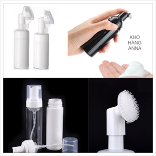 CHAI LỌ TẠO BỌT - Chai đựng sữa rữa mặt tạo xà bông - Chai nhựa màu ĐEN / Trong / Trắng chiết mỹ phẩm