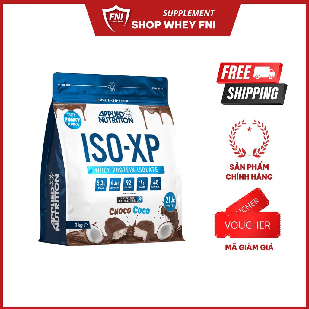 Applied Nutrition – ISO XP Whey Protein Isolate 1KG (40 Ser) Sữa Tăng Cơ