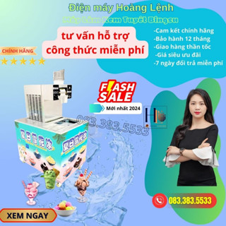 Máy Làm Kem Tuyết Bingsu 750W ,Làm Kem Đá Bào , Kem Trái Cây ,Làm Đá Sữa,Tự động làm sạch Snowmaker bảo hành 1 năm