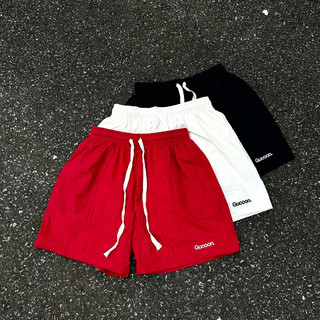 Quần Short Nam Nữ Vải Dù Nhăn 2 Lớp, Quần Đùi Nam Nữ Ống Rộng Form Trên Gối Unisex Bigsize Gucoon