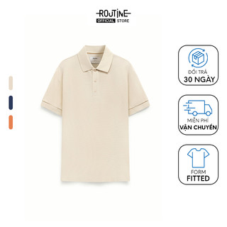 Áo Thun Polo Nam Tay Ngắn Cotton Trơn Form Fitted - Routine 10S24POL006