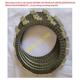 Bộ ly hợp lá bố lá côn suzuki gz150a 125 en150 125 gr150 gsx150 gs125 gn125 hj125 raider fx và các dòng xe tương ứng