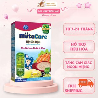 Bột ăn dặm Nutricare Metacare Tôm phô mai củ dền olive