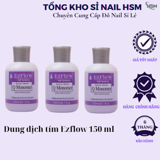 Dung dịch đắp bột .liquid đắp bột .nặn hoa ezflow tím 150ml