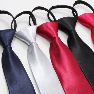 Cà vạt nam thắt sẵn TINY dây kéo dây cài caravat lụa vải phi bóng và silk cao cấp bản 5cm 8cm [C0155] [C0156]