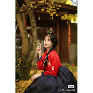 Hanbok nữ hàn quốc thêu chân váy