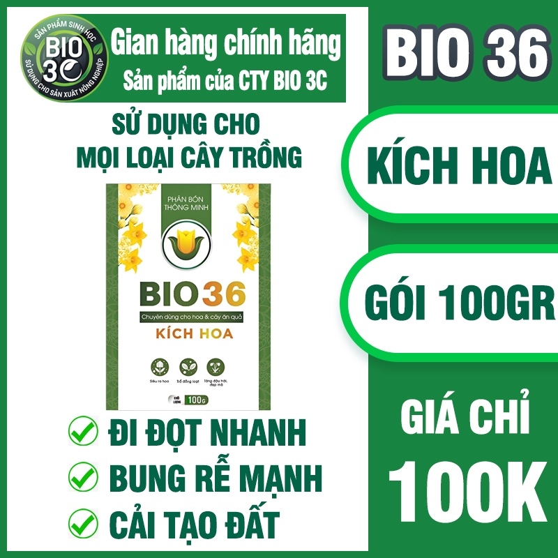 [Chính Hãng] Bio 36 Kích Hoa (Gói 100g)