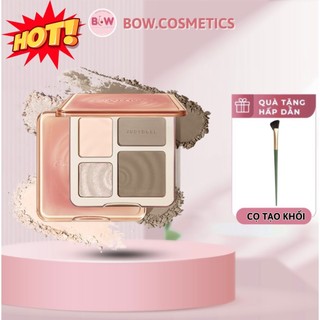  Bảng Phấn Tạo Khối JUDYDOLL 4 Ô Tạo Khối & Bắt Sáng Tự Nhiên Judydoll Tạo Khối Highlight Trang Điểm Mặt