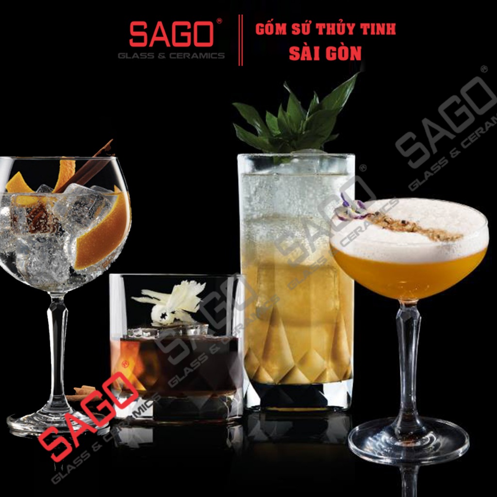 Ly Thủy Tinh Ocean Connexion Glass | Thủy Tinh Thái Lan, Tùy Chọn Dòng và Dung Tích