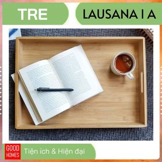 Khay gỗ tre đựng đồ ăn uống trà