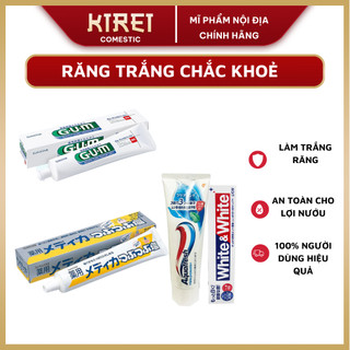 Kem Đánh Răng Muối Sunstar Nhật Bản 170G, kdr White White, Aquafresh, Gum Sunstar