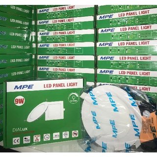 Led Panel Tròn Âm Trần 12W Trắng,vàng MPE