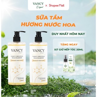 Combo 2 Sữa Tắm Trắng Da Hương Nước Hoa VANCYORIGINAL Niacinamide Fragrant Body Wash 500ml