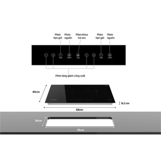 Bếp từ đôi Sunhouse SHB8100