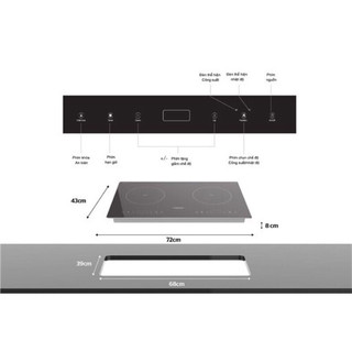 Bếp từ đôi Sunhouse SHB999HP