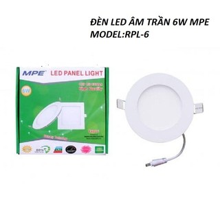 ĐÈN LED ÂM TRẦN 6W MPE model: RPL-6